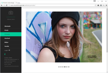 Homepage für Fotografen - mit Fotografen-Online-Shop und Fachlaboranbindung